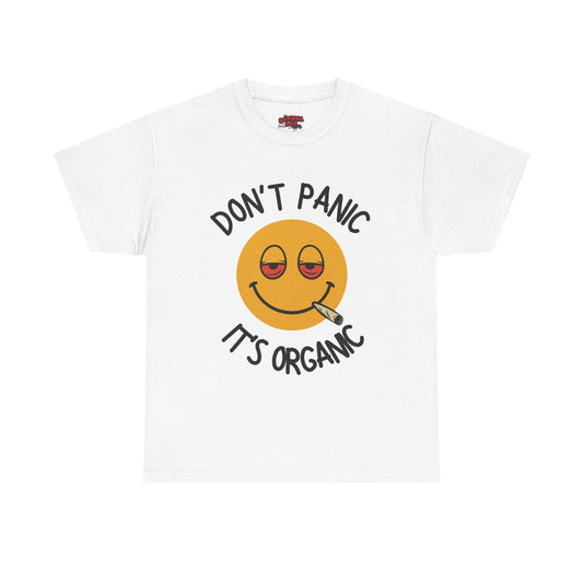 Don't Panic, It's Organic - Unisex Heavy Cotton Tee