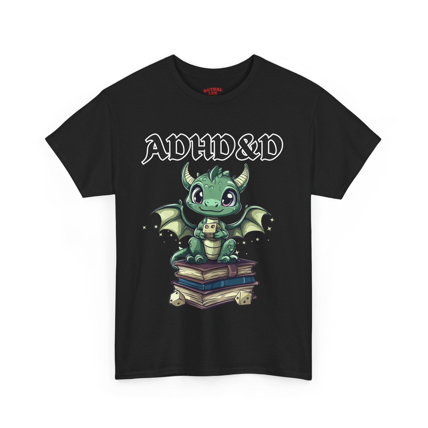 ADHD&D with Dragons  - Unisex Heavy Cotton Tee