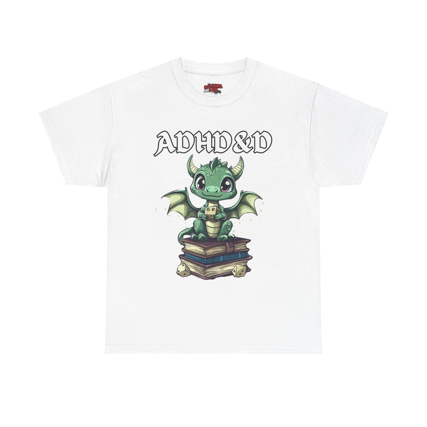 ADHD&D with Dragons  - Unisex Heavy Cotton Tee